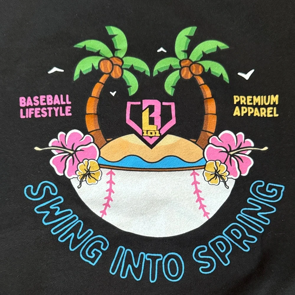 Baseball Lifestyle 101 “Swing Into Spring” Hoodie - Picture 5 of 5
